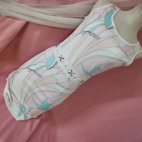 Rady Size Small Pastel Tank Dress Bodycon Rhinestone Bling Y2K Casual Party Prom - Picture 1 of 7